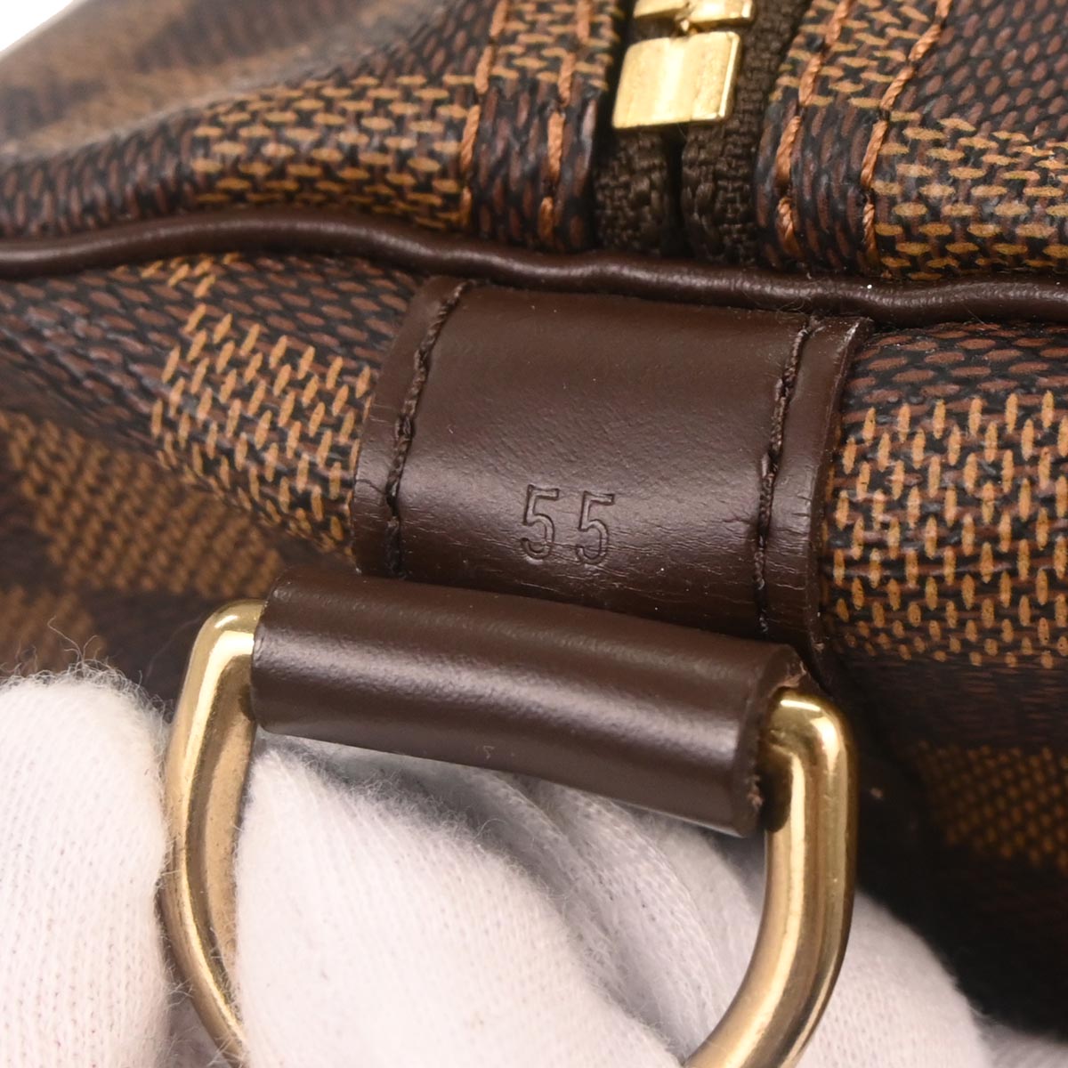 Louis Vuitton Damier Keepall Bandouliere 55 Duffle Bag N41414
