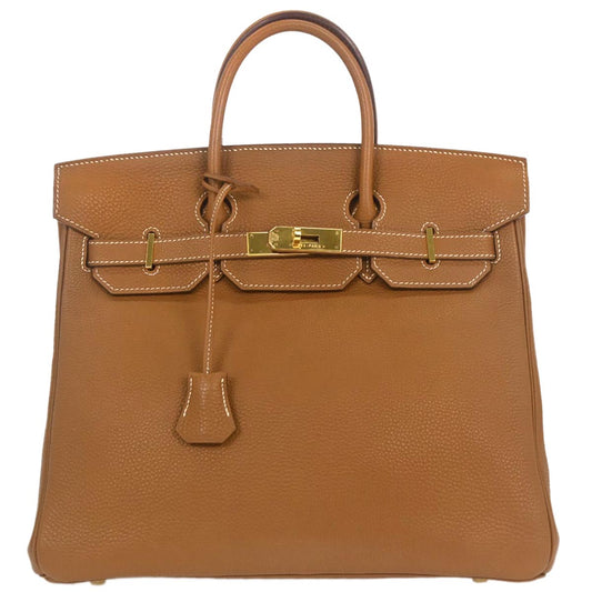 Hermes Gold Togo Haut a Courroies 32 Handbag