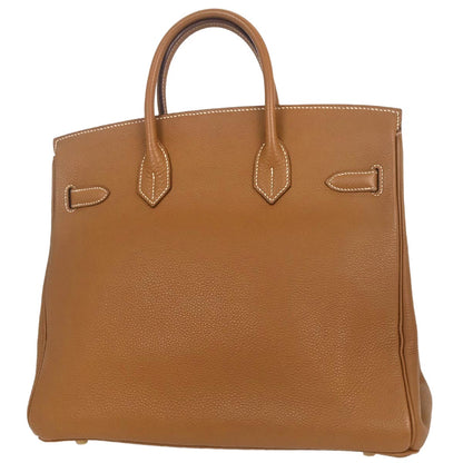 Hermes Gold Togo Haut a Courroies 32 Handbag