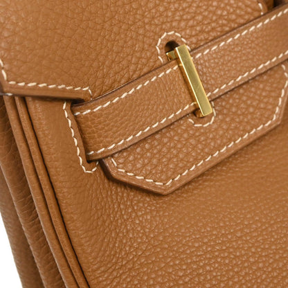 Hermes Gold Togo Haut a Courroies 32 Handbag