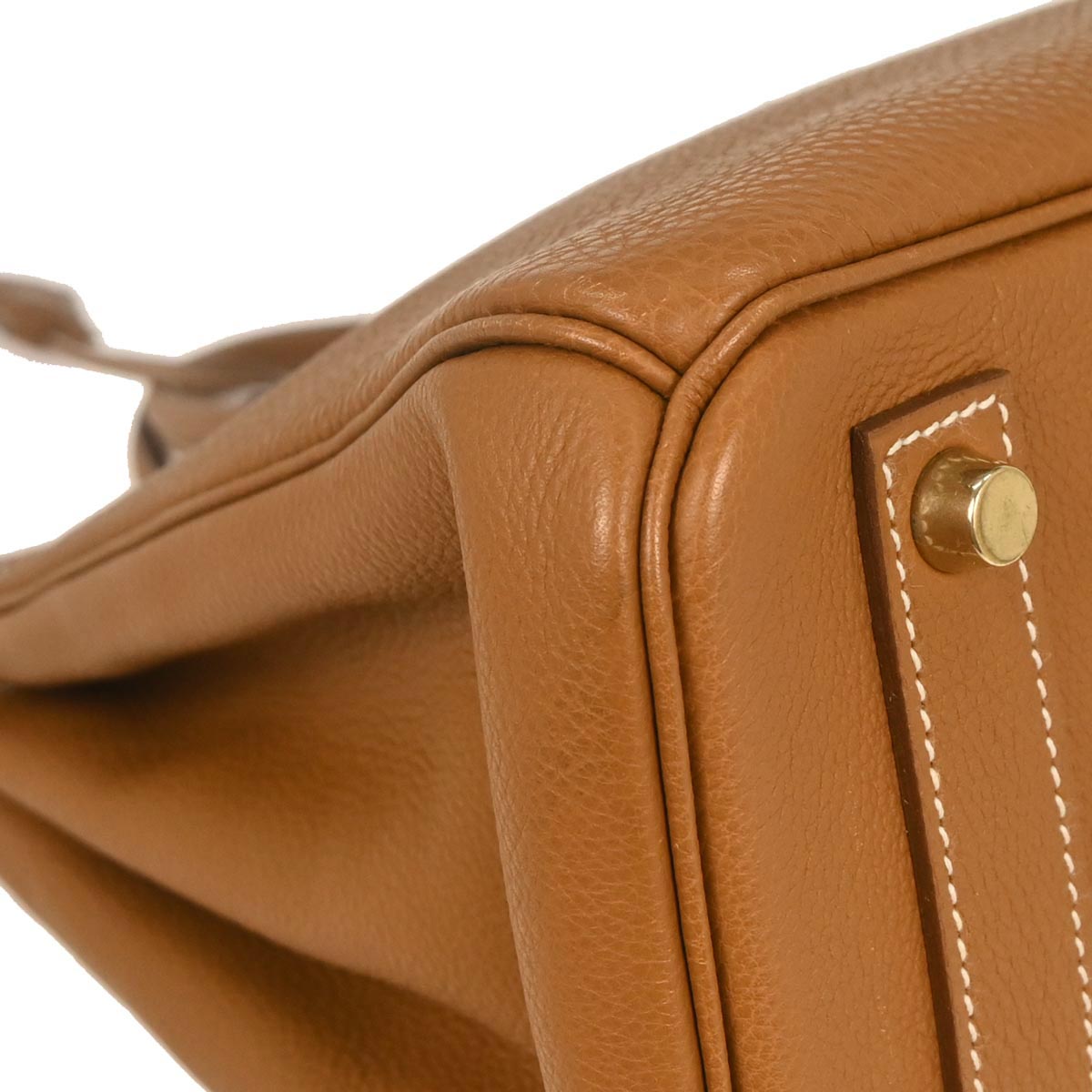 Hermes Gold Togo Haut a Courroies 32 Handbag
