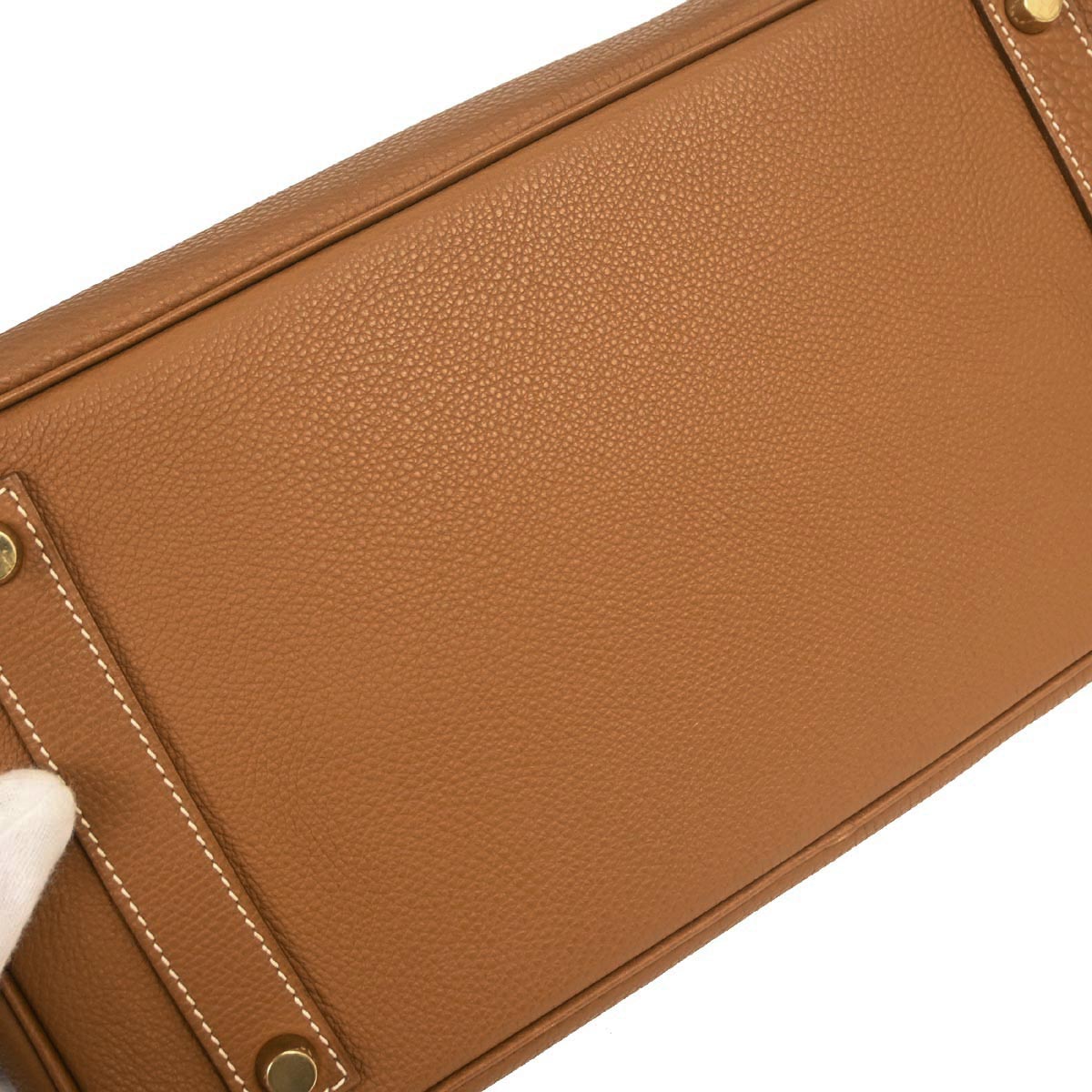 Hermes Gold Togo Haut a Courroies 32 Handbag