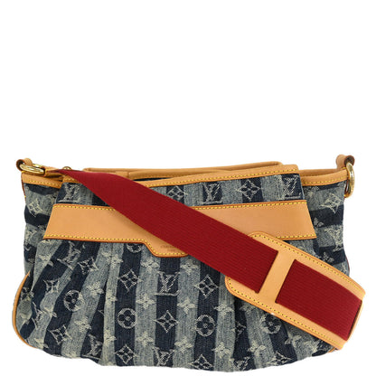Louis Vuitton Blue Denim Porte Epol Raye MM Shoulder Bag M95334