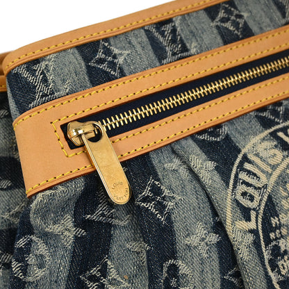 Louis Vuitton Blue Denim Porte Epol Raye MM Shoulder Bag M95334