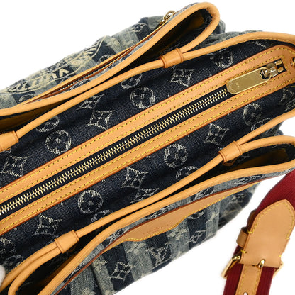 Louis Vuitton Blue Denim Porte Epol Raye MM Shoulder Bag M95334