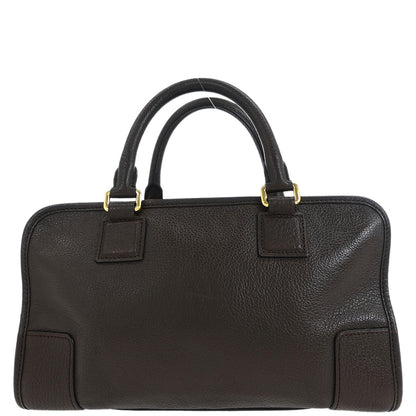 Loewe Brown Leather Amazona 28 Handbag