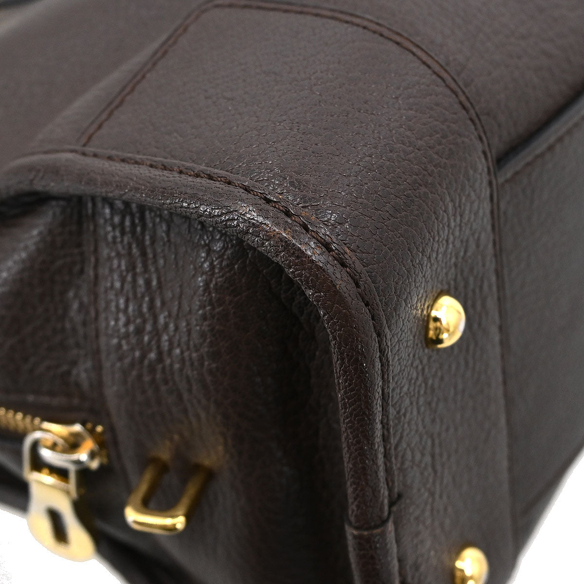 Loewe Brown Leather Amazona 28 Handbag