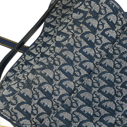 Christian Dior Navy Trotter Saddle Handbag