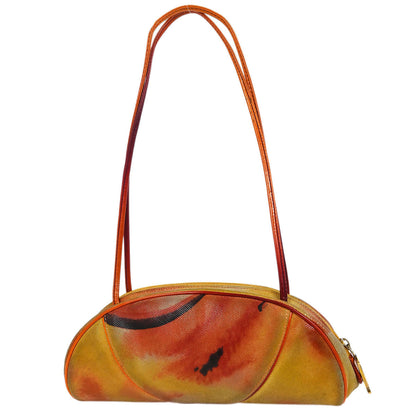 Christian Dior Yellow Suede Handbag