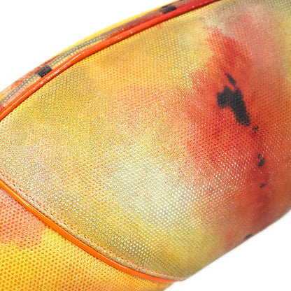 Christian Dior Yellow Suede Handbag