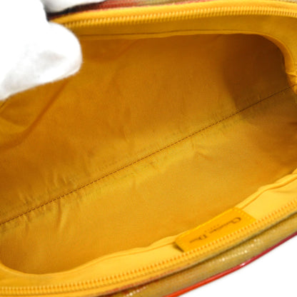 Christian Dior Yellow Suede Handbag
