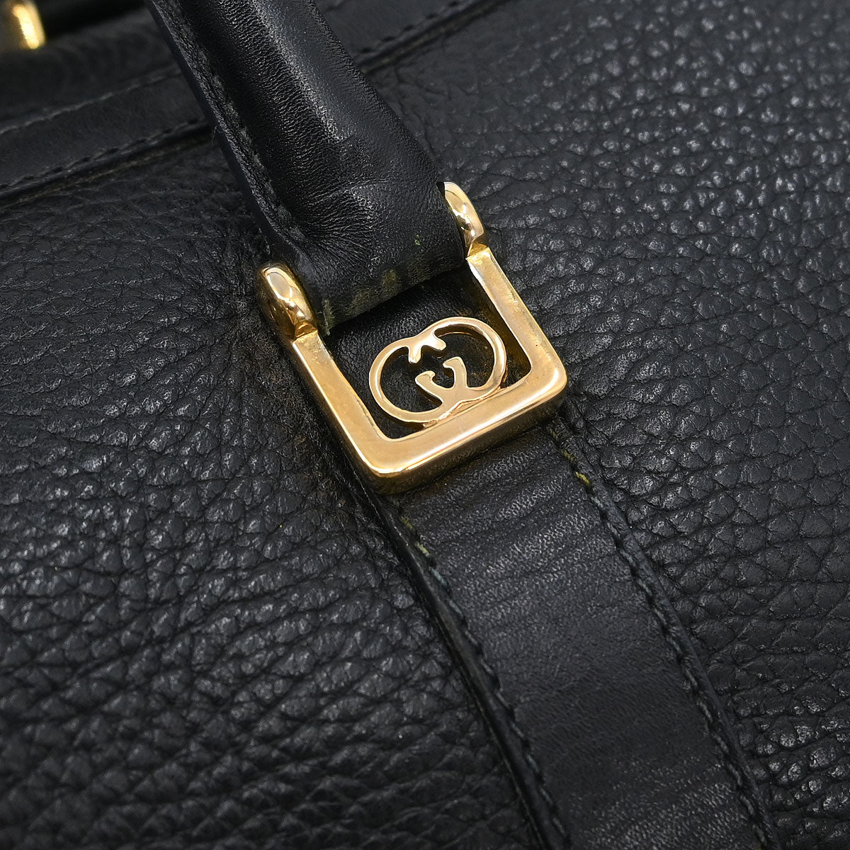 Gucci Black Leather Handbag