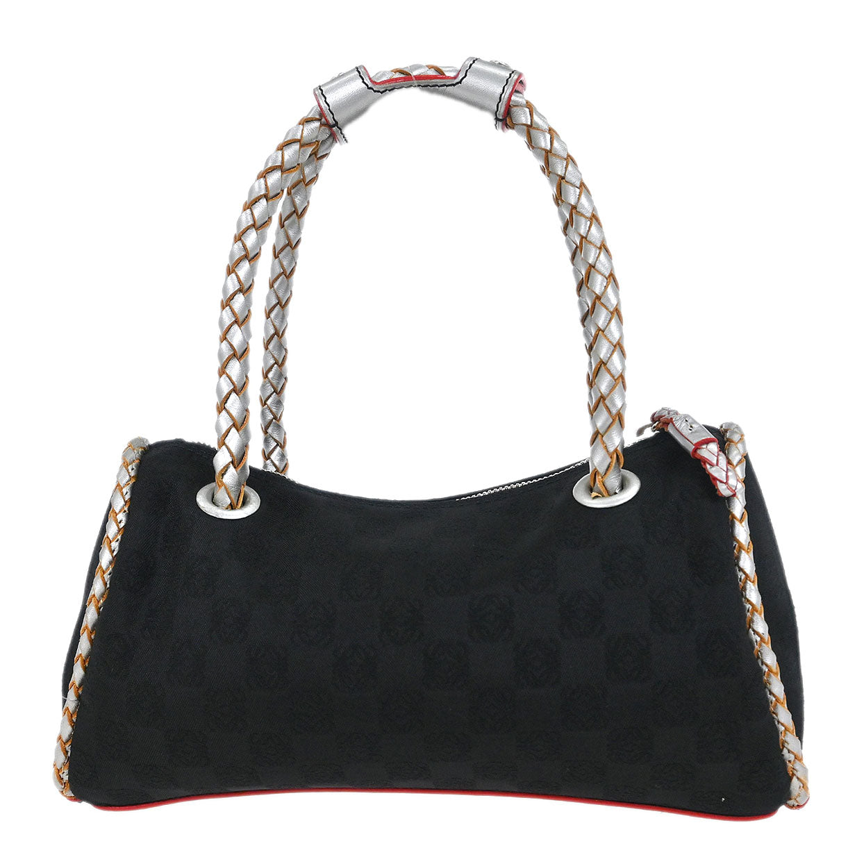 Loewe 2005 Black Canvas Handbag