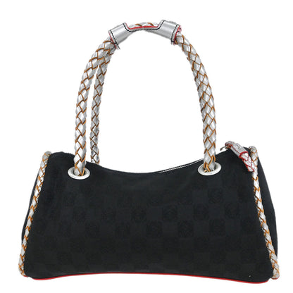 Loewe 2005 Black Canvas Handbag