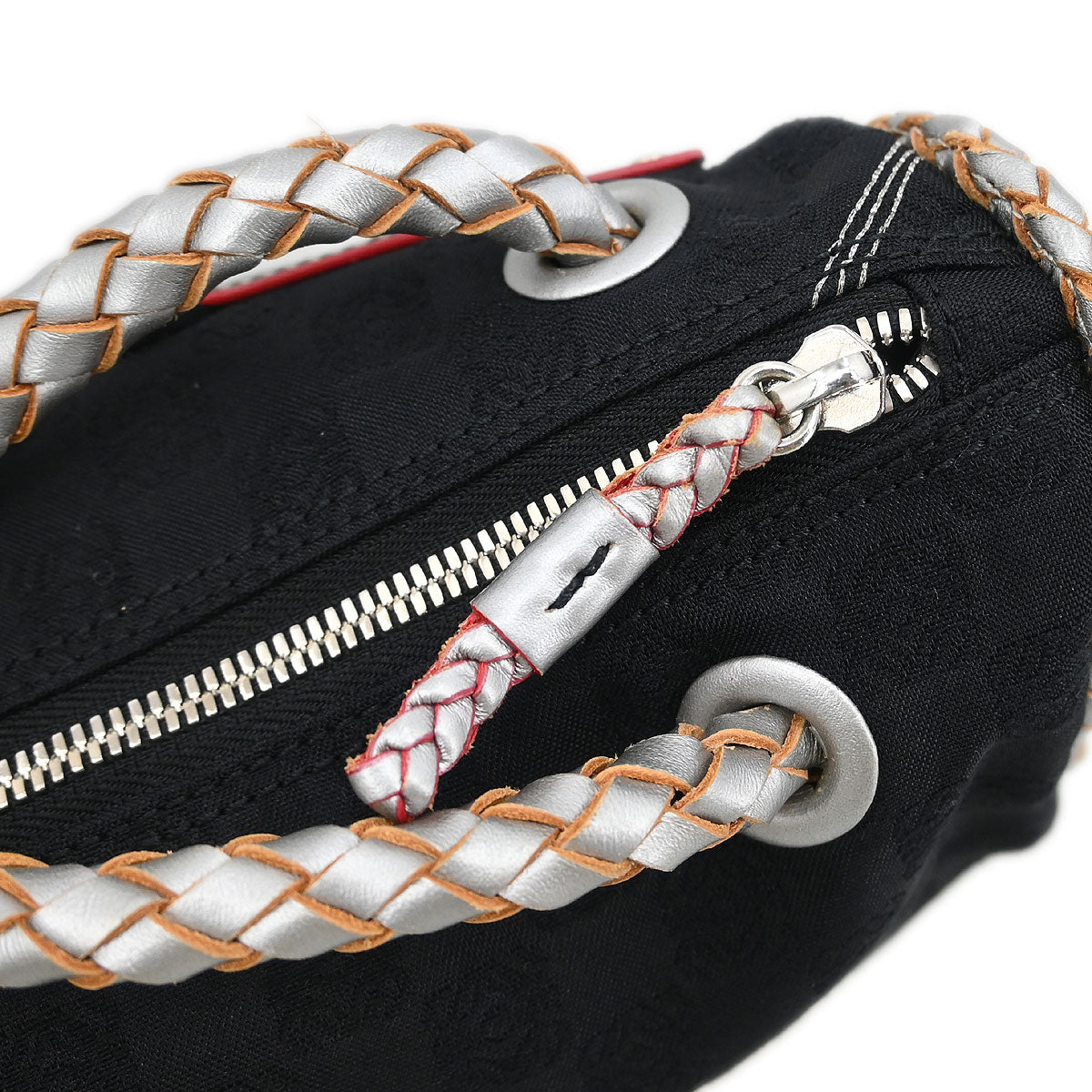 Loewe 2005 Black Canvas Handbag