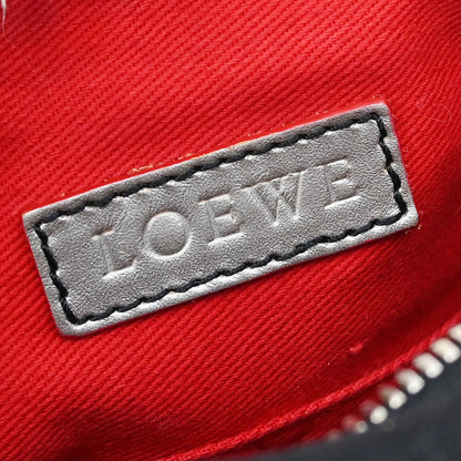 Loewe 2005 Black Canvas Handbag