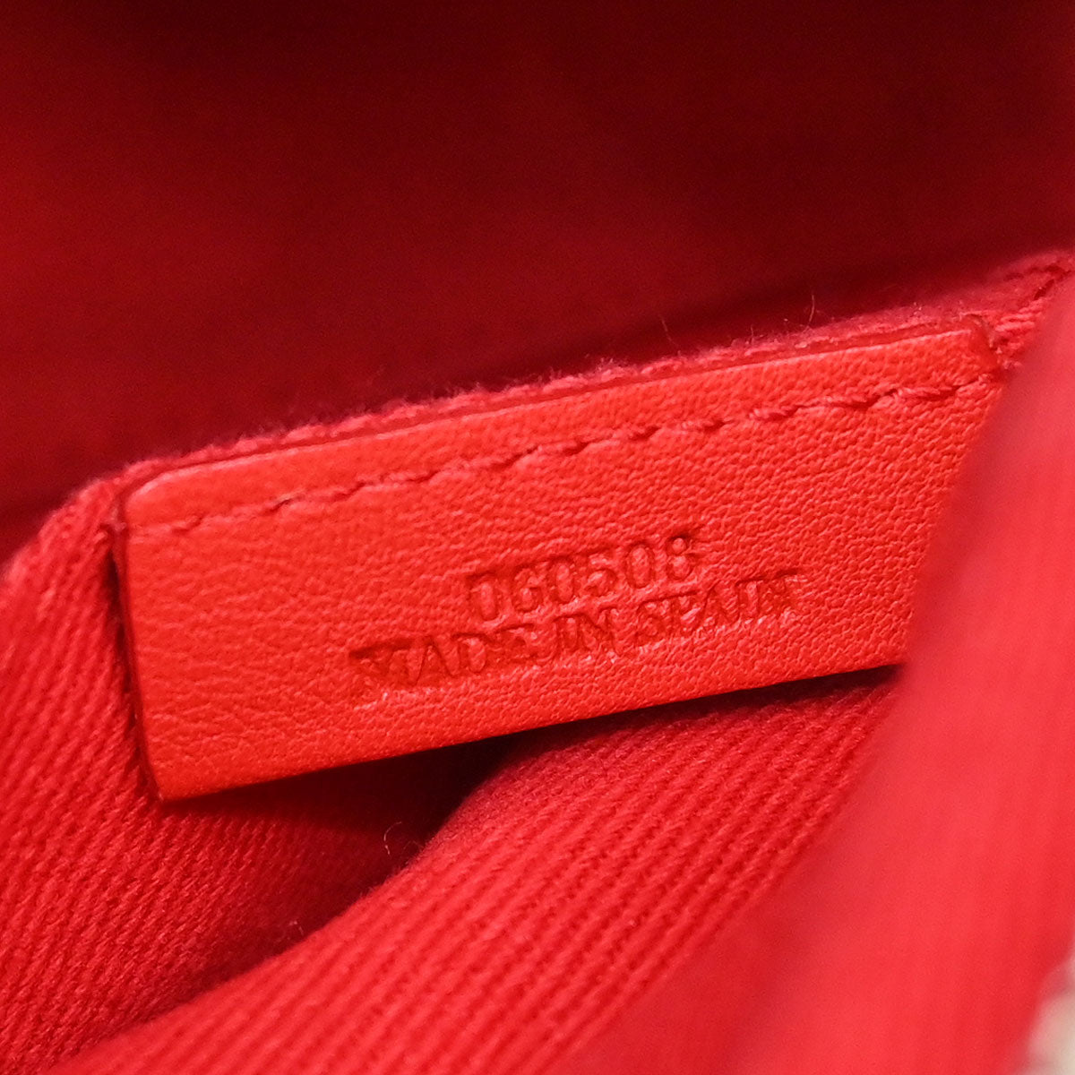 Loewe 2005 Black Canvas Handbag