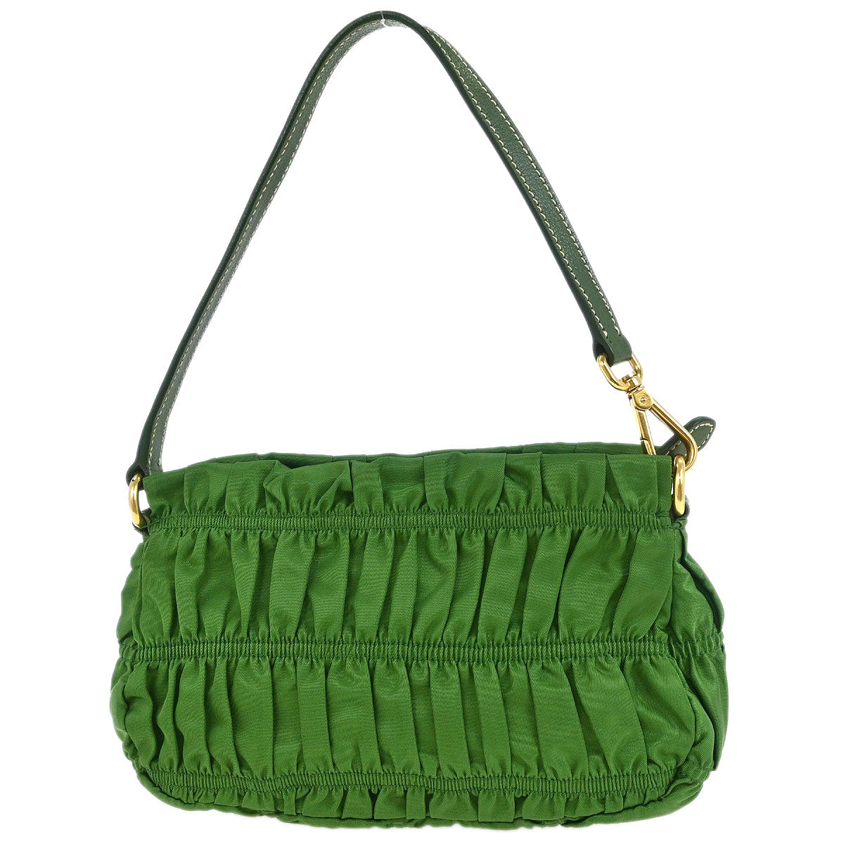 Prada Green Nylon Handbag
