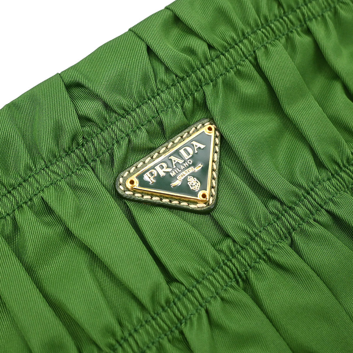 Prada Green Nylon Handbag