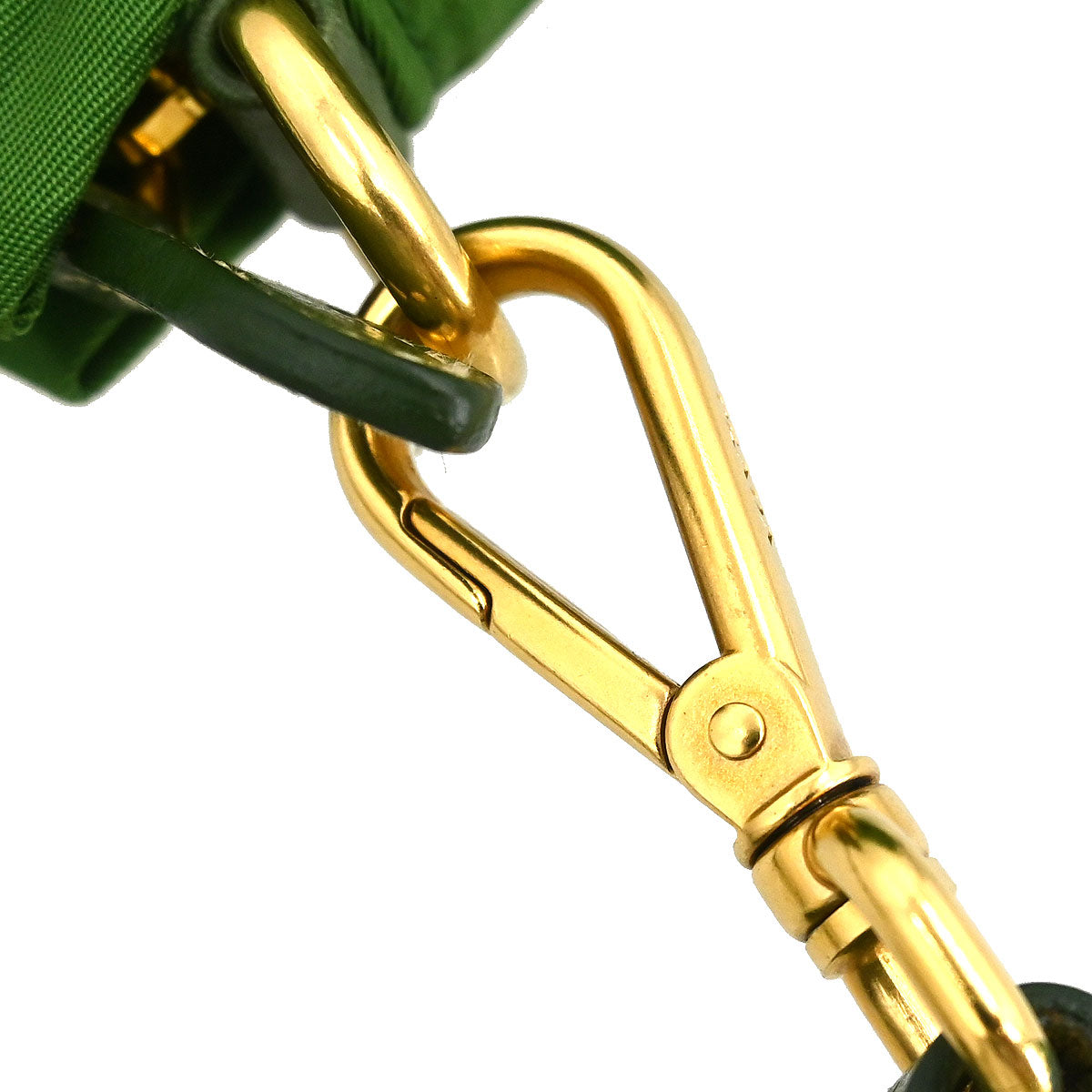 Prada Green Nylon Handbag