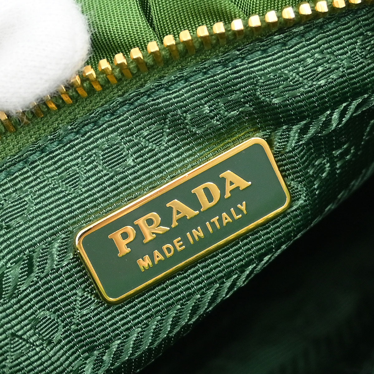 Prada Green Nylon Handbag