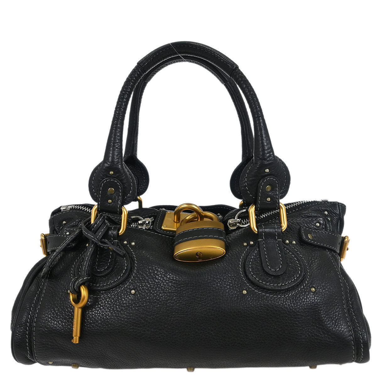 Chloe Black Paddington Medium Handbag
