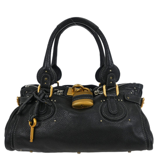Chloe Black Paddington Medium Handbag