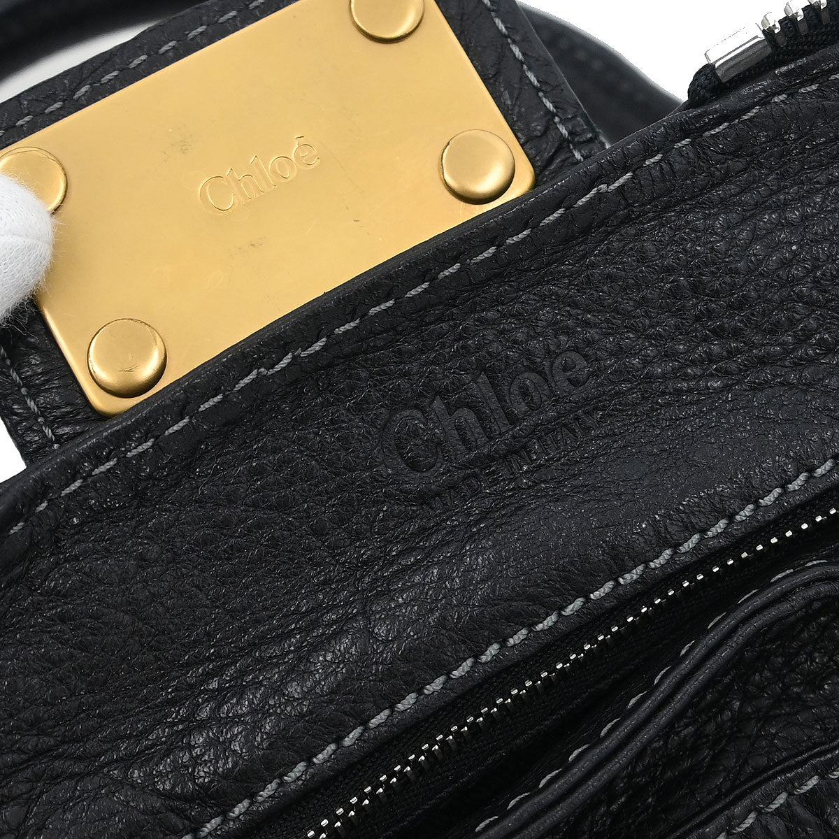 Chloe Black Paddington Medium Handbag