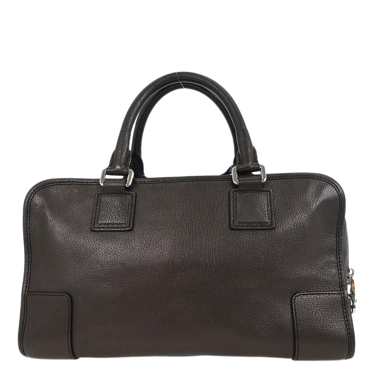Loewe Metallic Brown Leather Amazona 28 Handbag