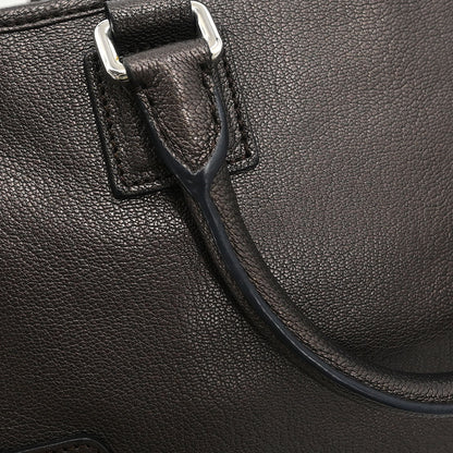 Loewe Metallic Brown Leather Amazona 28 Handbag