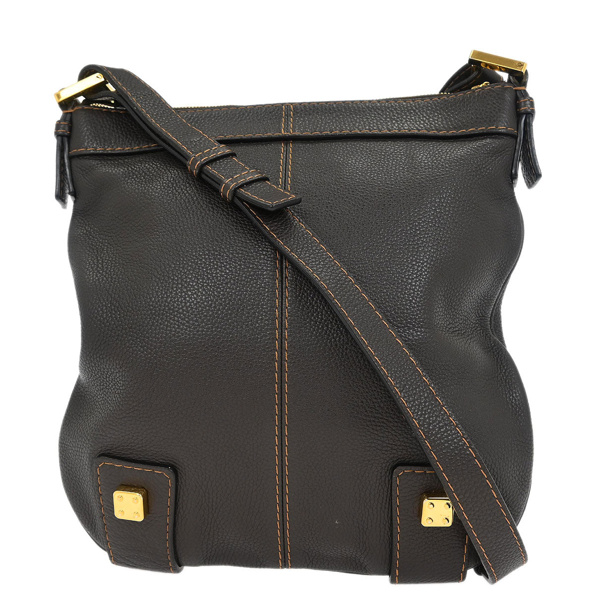 Loewe * Brown Leather Shoulder Bag