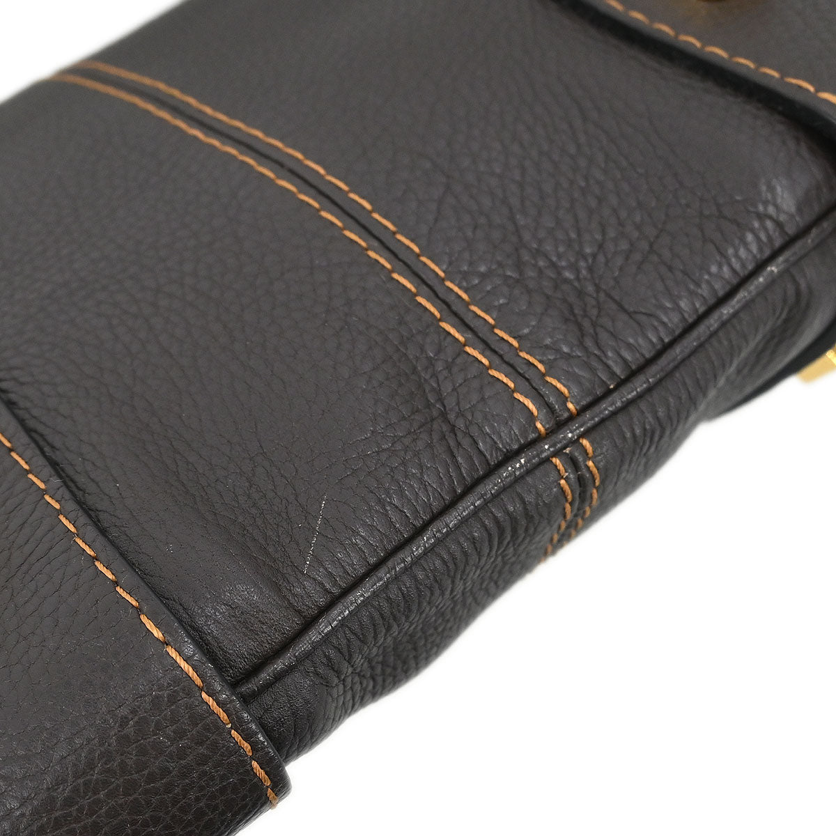 Loewe * Brown Leather Shoulder Bag