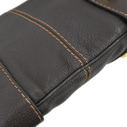 Loewe * Brown Leather Shoulder Bag