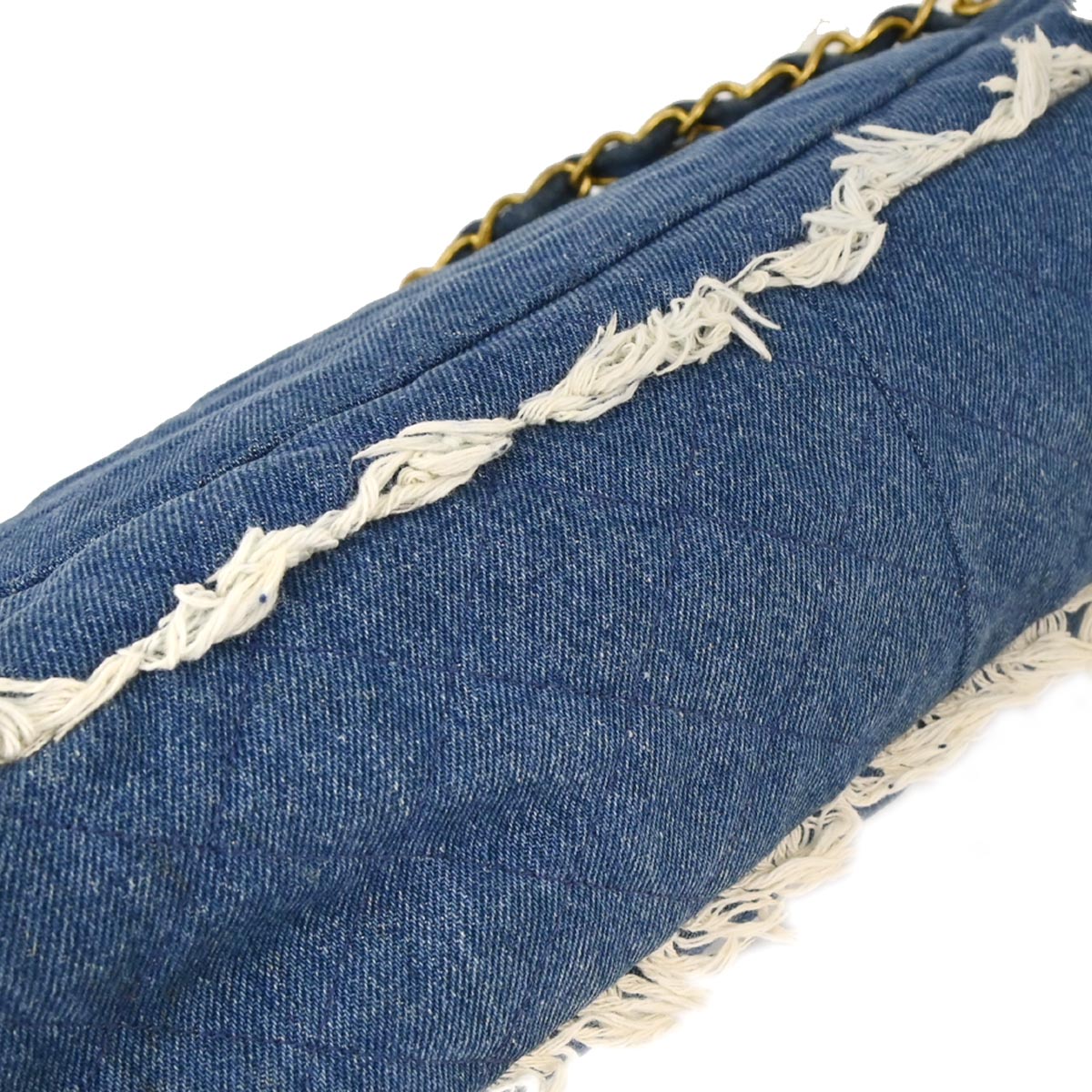 Chanel Blue Denim Shoulder Bag