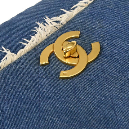 Chanel Blue Denim Shoulder Bag