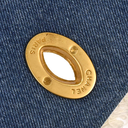 Chanel Blue Denim Shoulder Bag