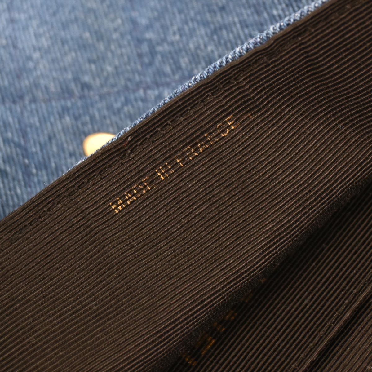 Chanel Blue Denim Shoulder Bag