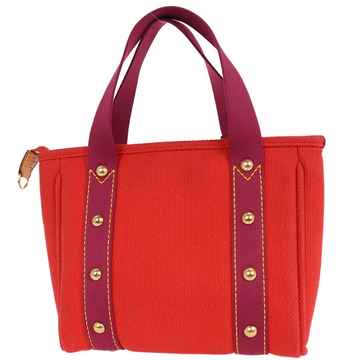 Louis Vuitton Red Purple Antigua Cabas PM Tote Bag M40037