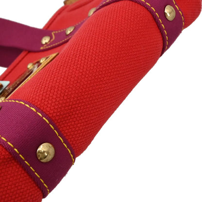 Louis Vuitton Red Purple Antigua Cabas PM Tote Bag M40037