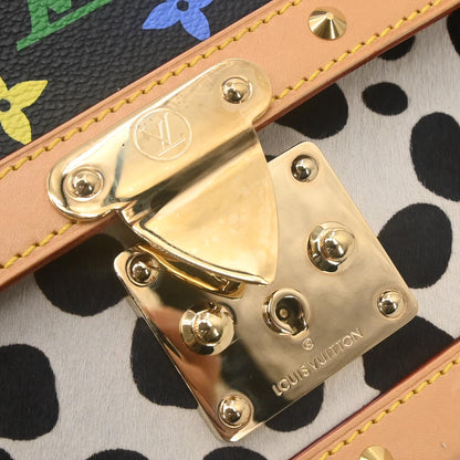 Louis Vuitton * Black Pony hair Sac Dalmatian Handbag M92825