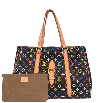 Louis Vuitton Black Monogram Multicolor Aurelia GM Tote Bag M40101