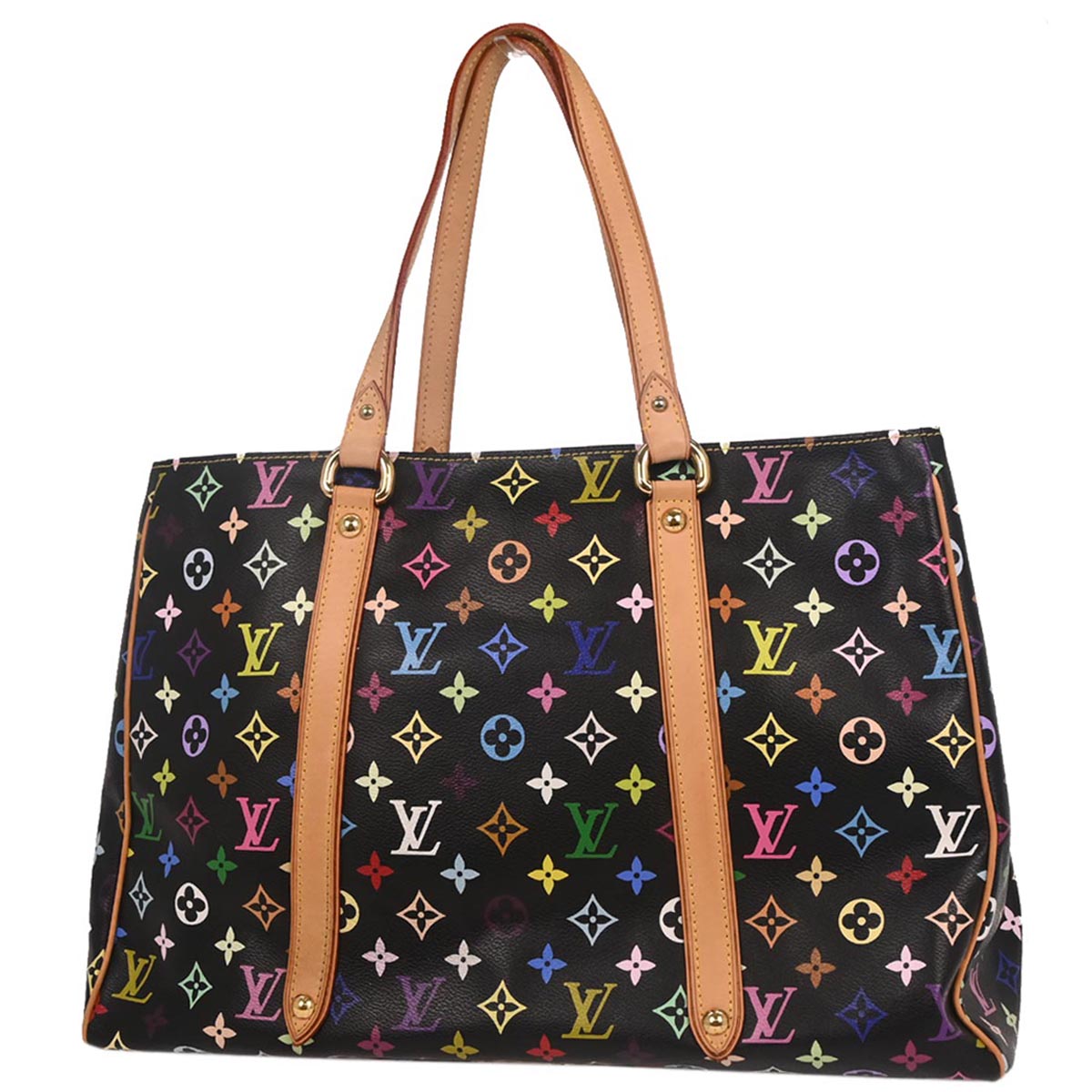 Louis Vuitton Black Monogram Multicolor Aurelia GM Tote Bag M40101