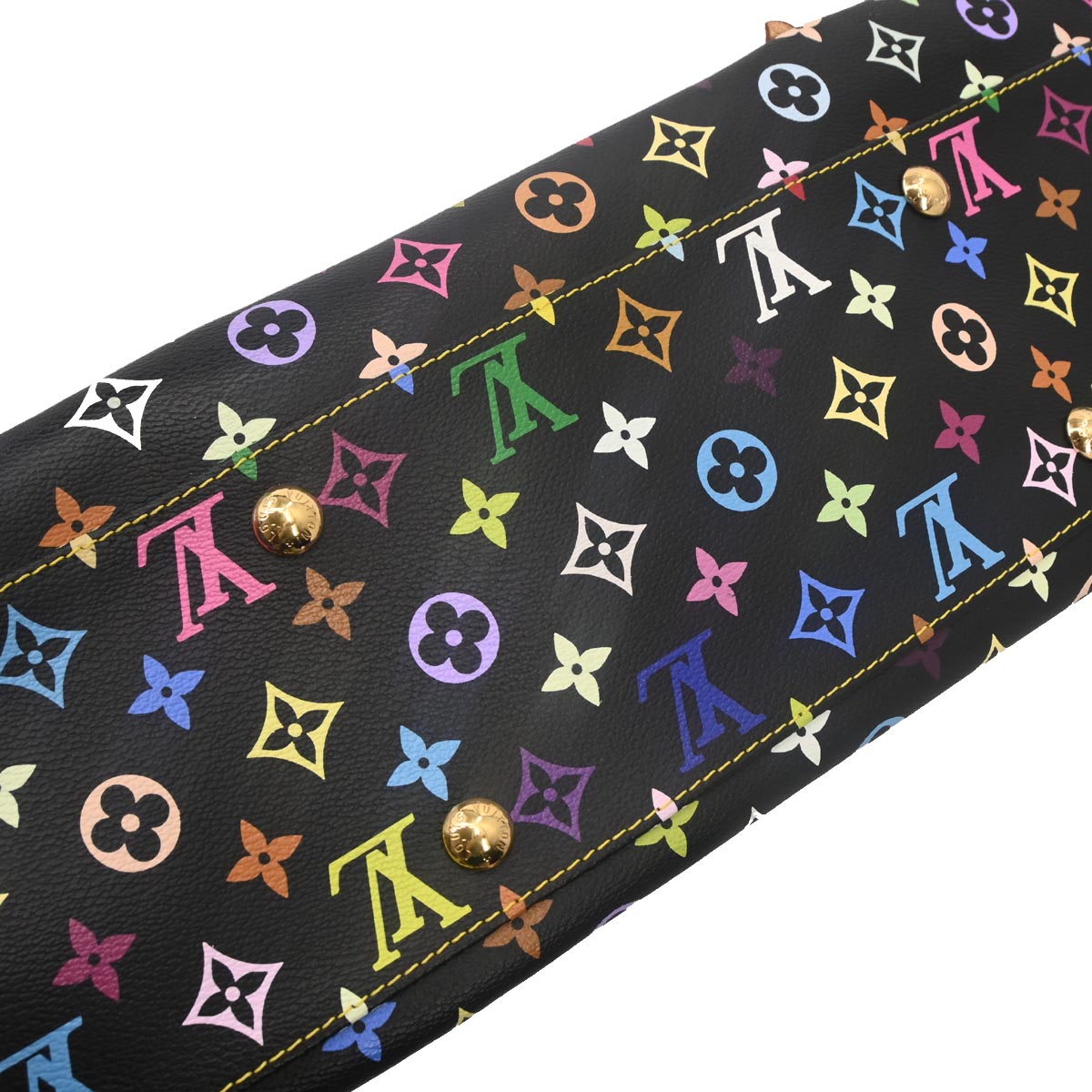 Louis Vuitton Black Monogram Multicolor Aurelia GM Tote Bag M40101