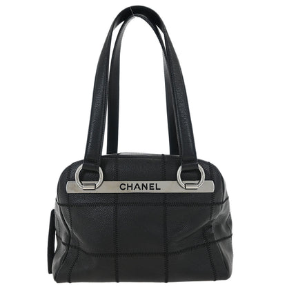 Chanel Black Caviar Chocobar Handbag