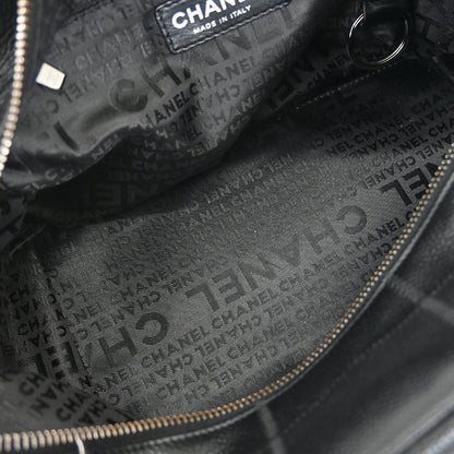 Chanel Black Caviar Chocobar Handbag