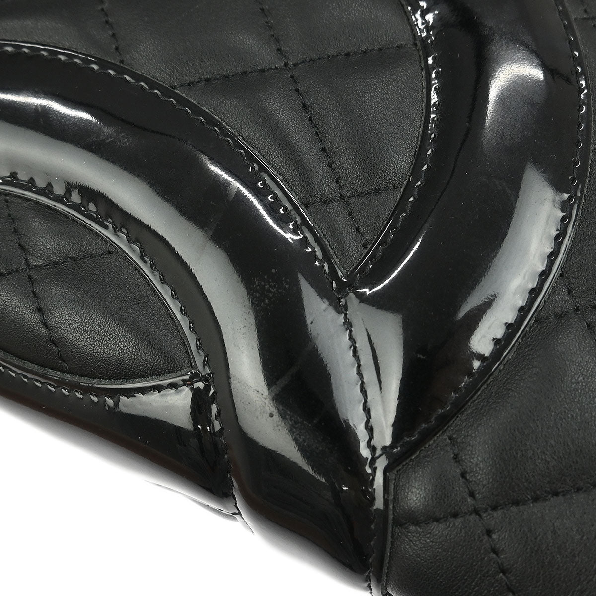 Chanel 2005-2006 Black Calfskin Cambon Ligne Handbag