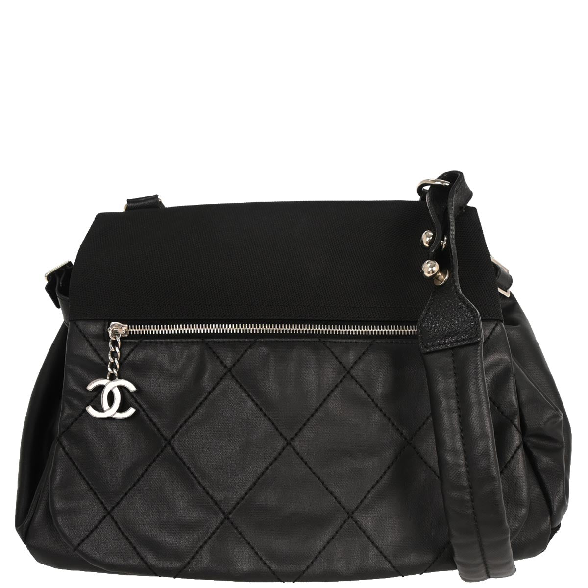 Chanel 2008-2009 Black Paris-Biarritz Shoulder Bag