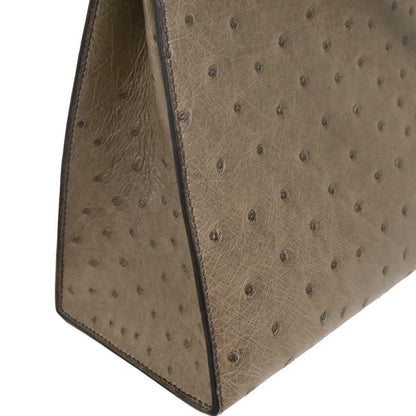 Hermes * Mousse Ostrich Kelly 28 Sellier 2way Shoulder Handbag