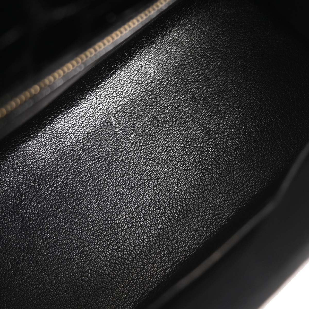 Hermes * Black Alligator Kelly 28 Sellier 2way Shoulder Handbag