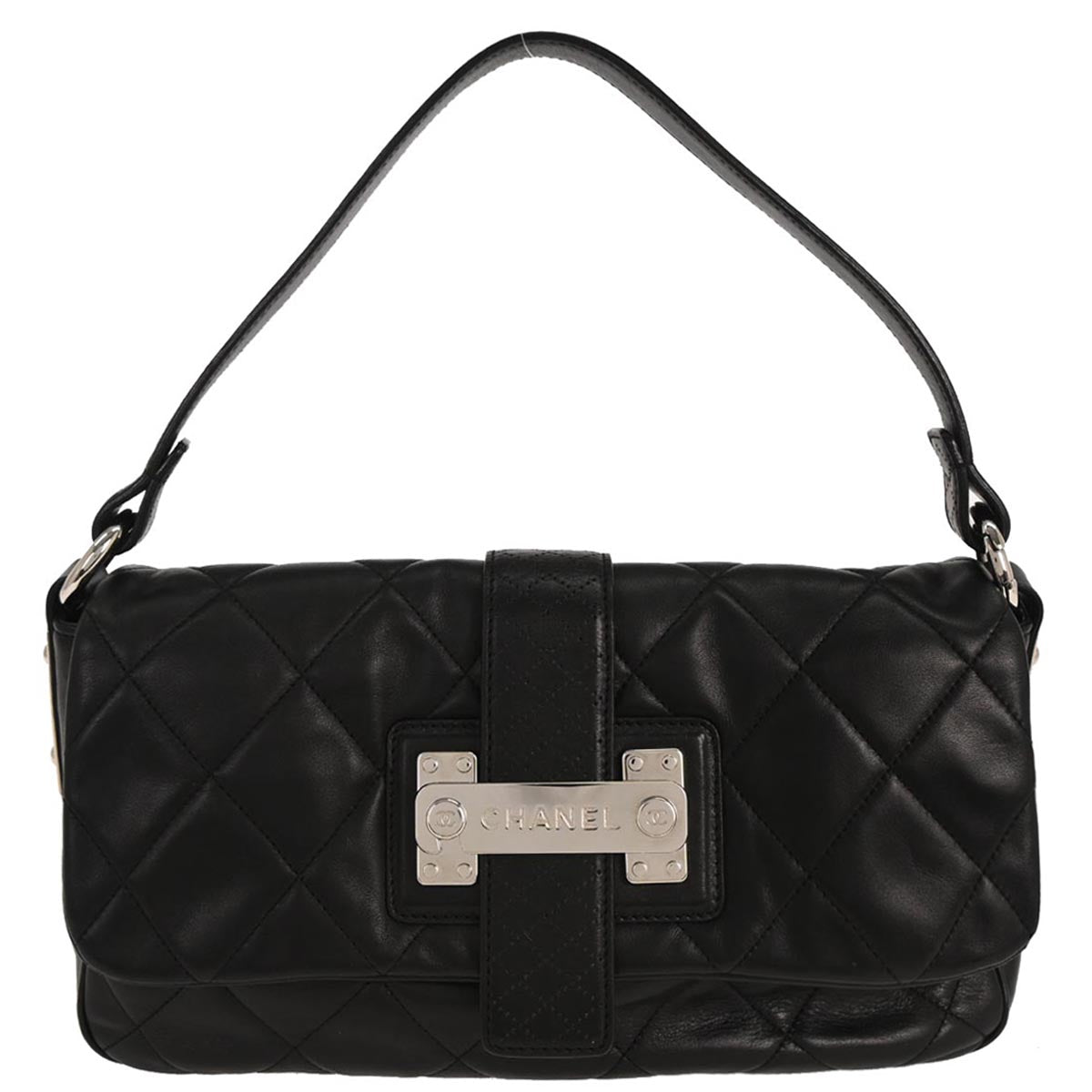 Chanel 2008-2009 Black Lambskin Handbag